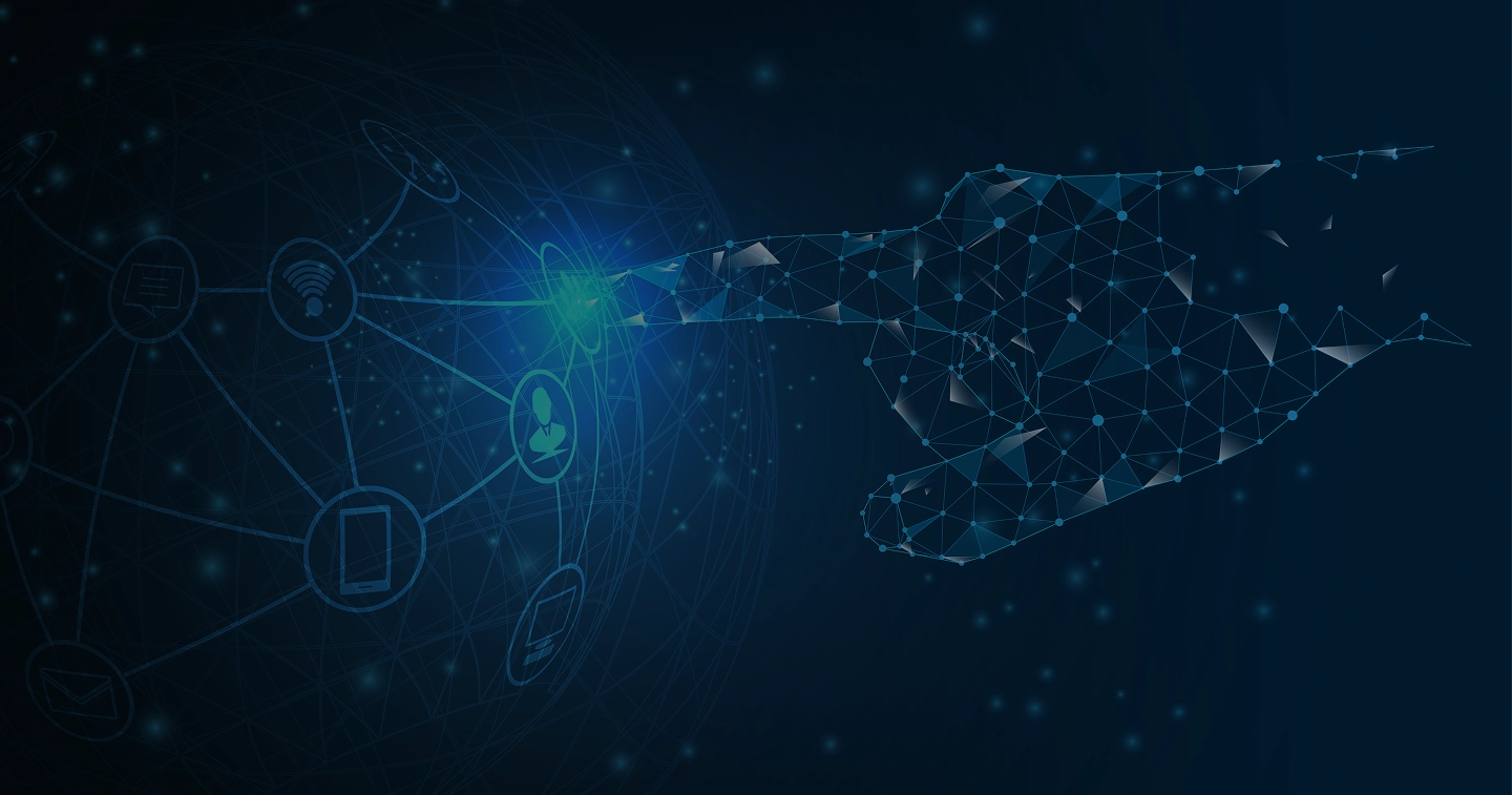 Bakgrundsgrafik av Rik Flowbit kontaktsida